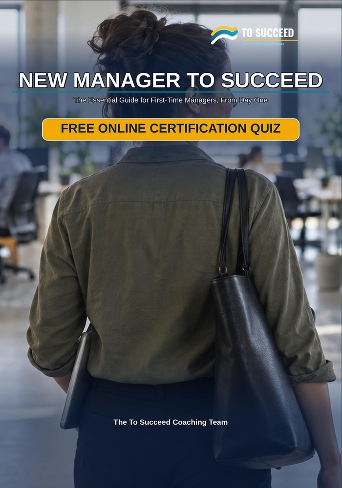 New Manager To Succeed: The Essential Guide for First-Time Managers, From Day One - A Real 90-Day Plan for Delegation, One-on-Ones, Feedback and Diffi cover