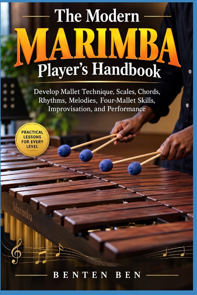 The Modern Marimba Player's Handbook: Develop Mallet Technique, Scales, Chords, Rhythms, Melodies, Four-Mallet Skills, Improvisation, and Performance cover