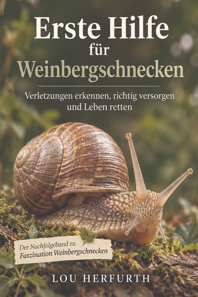 Erste Hilfe für Weinbergschnecken: Verletzungen erkennen, richtig versorgen und Leben retten cover