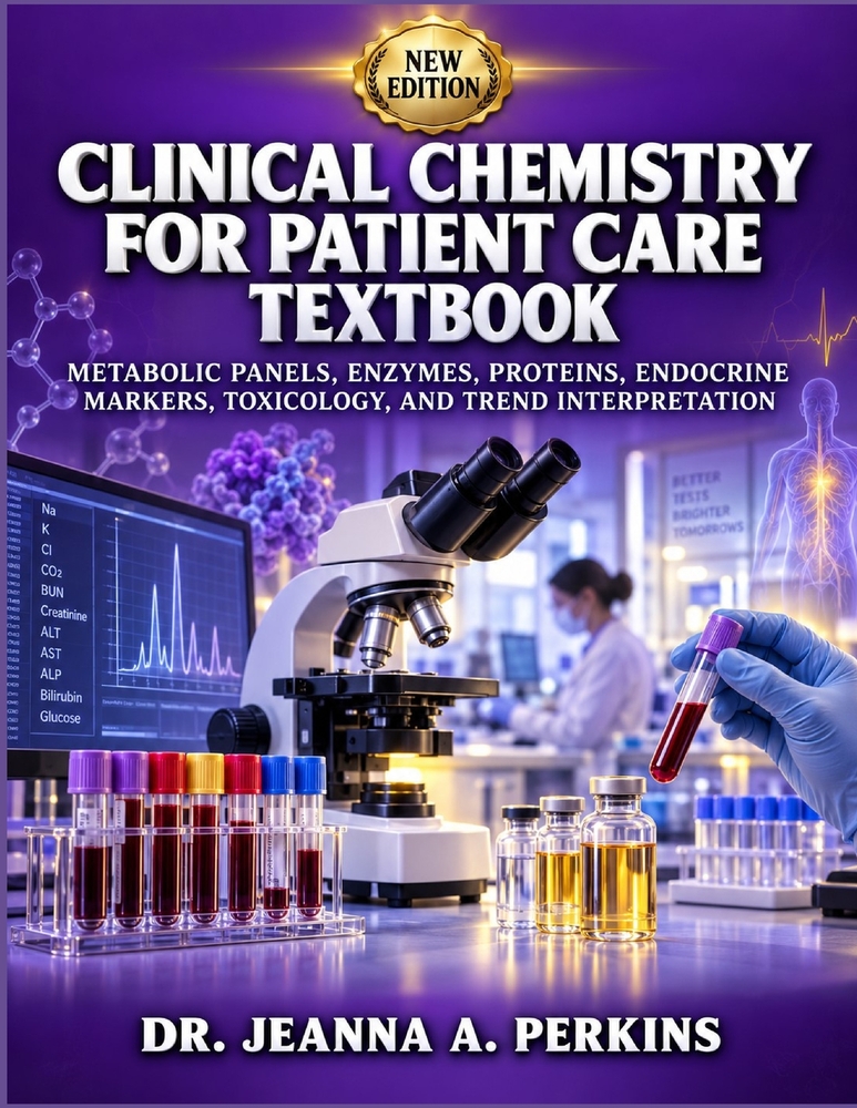 Clinical Chemistry for Patient Care Textbook: Metabolic Panels, Enzymes, Proteins, Endocrine Markers, Toxicology, and Trend Interpretation cover