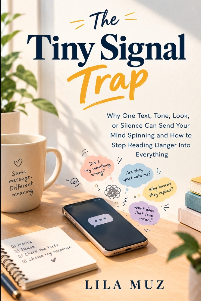 The Tiny Signal Trap: Why One Text, Tone, Look, or Silence Can Send Your Mind Spinning and How to Stop Reading Danger Into Everything cover