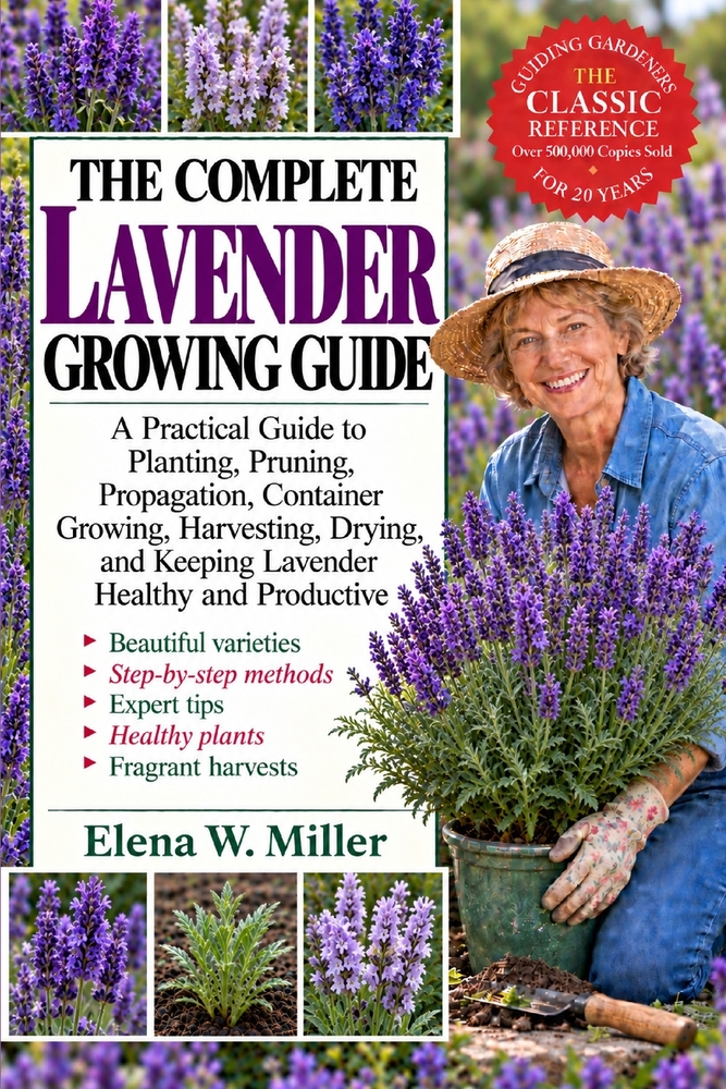 The Complete Lavender Growing Guide: A Practical Guide to Planting, Pruning, Propagation, Container Growing, Harvesting, Drying, and Keeping Lavender cover