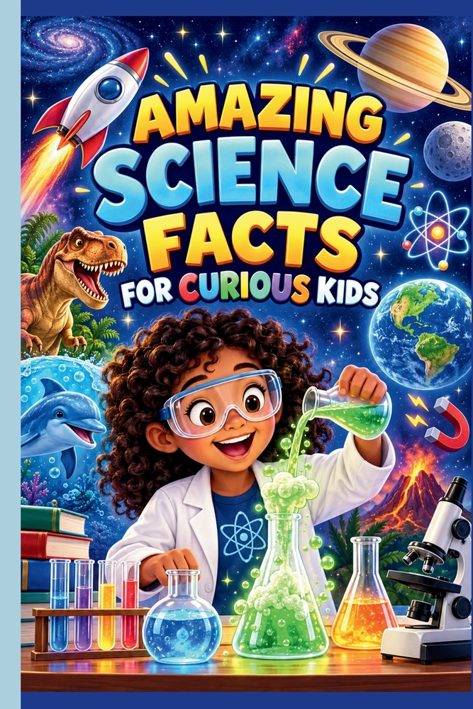 Amazing Science Facts for Curious Kids: Space, Animals, Chemistry, Weather, Invention & More cover