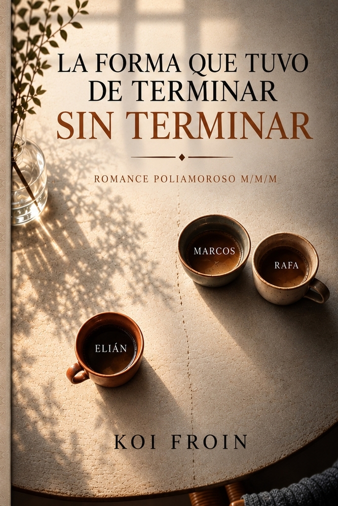 La Forma Que Tuvo de Terminar Sin Terminar (Version M/M/M): Una novela sobre lo que confundimos con reinventarnos cuando en realidad estamos huyendo cover