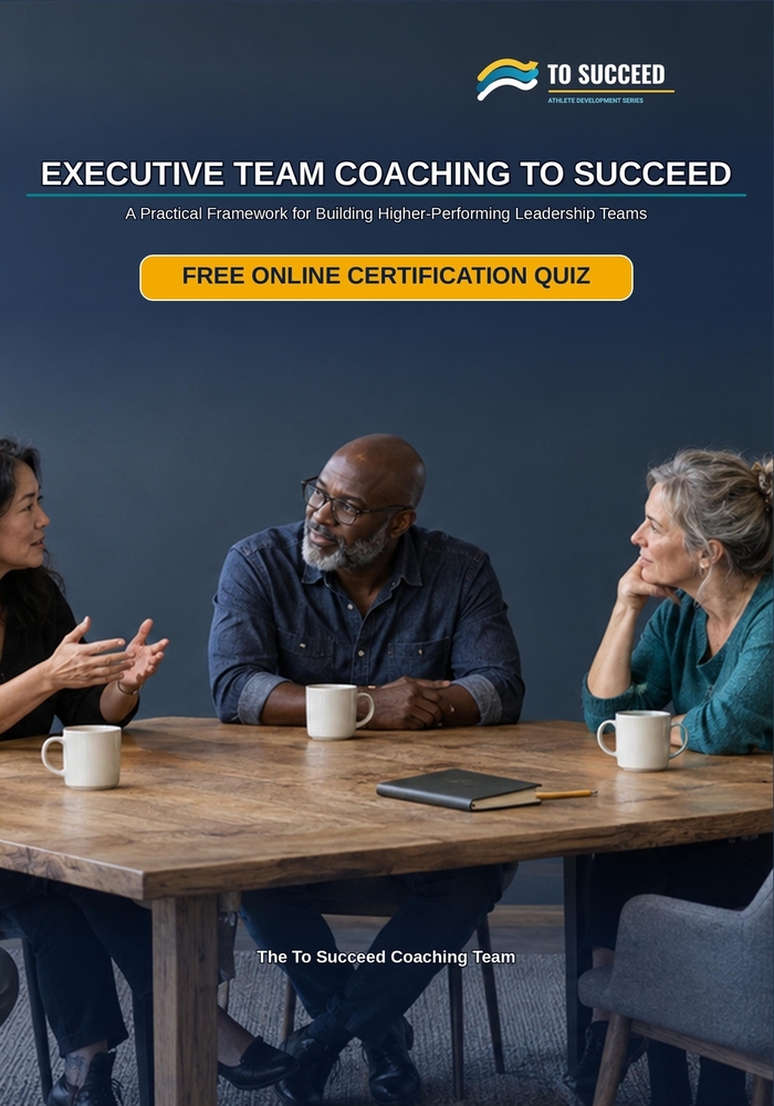 Executive Team Coaching To Succeed: A Practical Framework for Building Higher-Performing Leadership Teams Diagnosing Dysfunction, the Team Charter, De cover