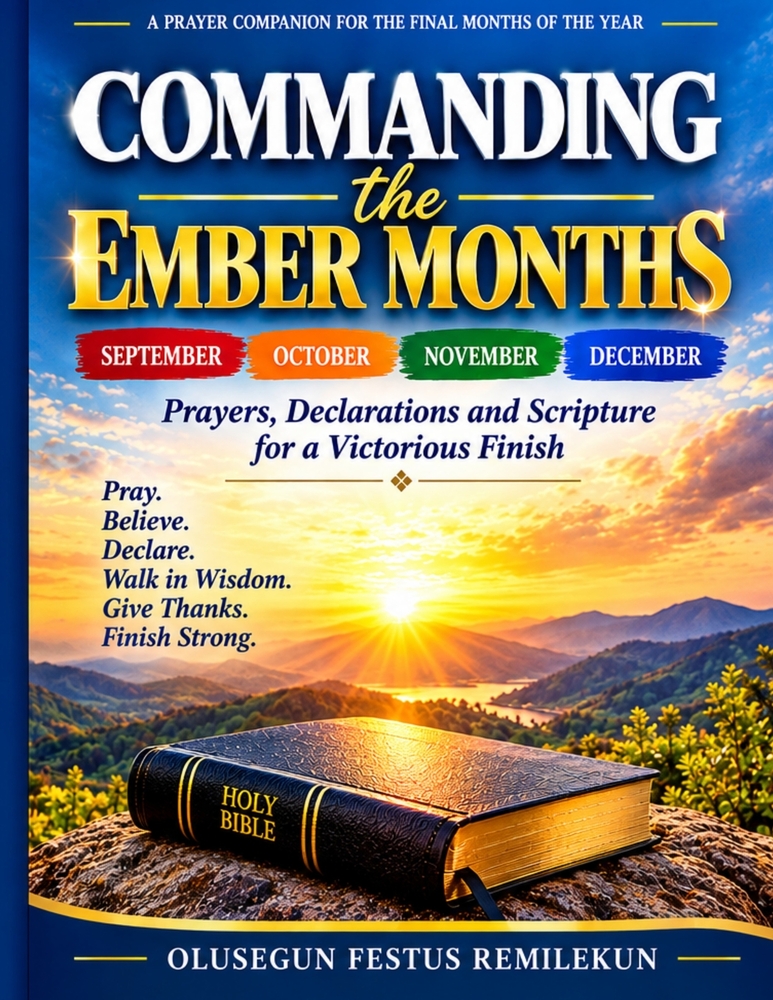 Commanding the "Ember" Months: Life-Changing Prayers & Declarations for Finishing the Year Strong cover