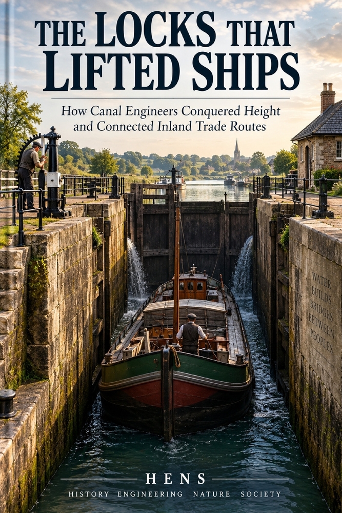 The Locks That Lifted Ships: How Canal Engineers Conquered Height and Connected Inland Trade Routes cover