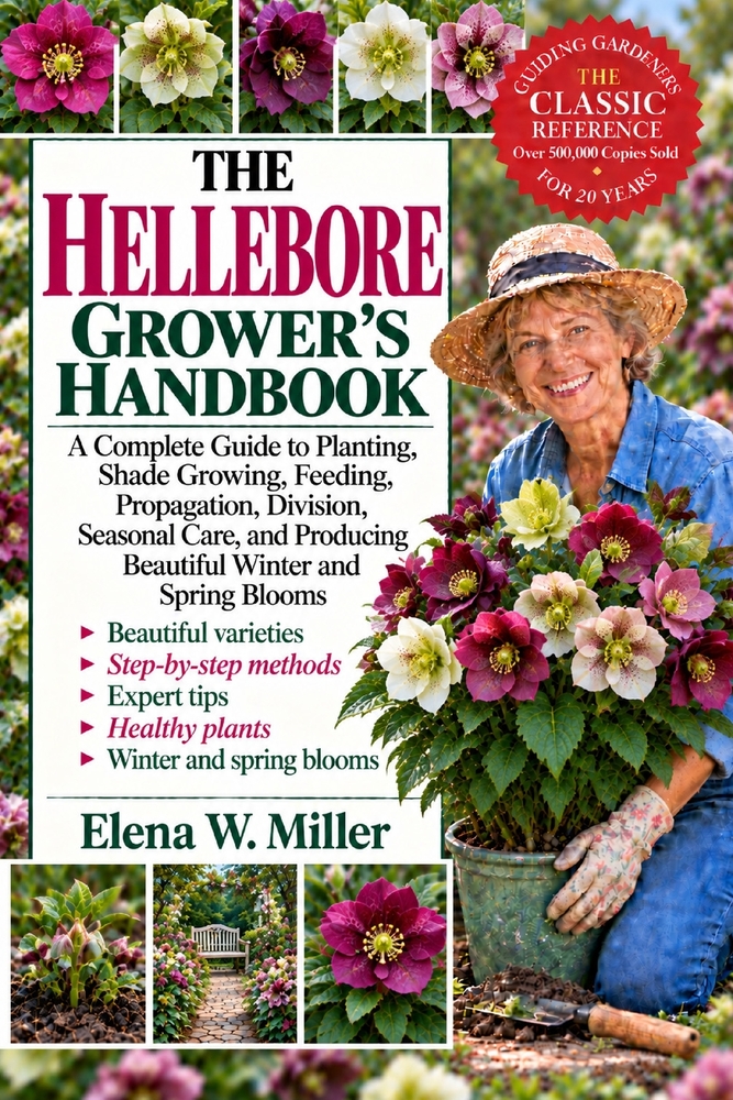 The Hellebore Grower's Handbook: A Complete Guide to Planting, Shade Growing, Feeding, Propagation, Division, Seasonal Care, and Producing Beautiful W cover