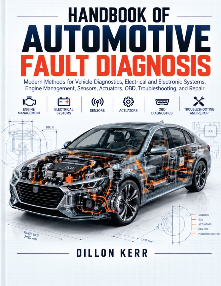 Handbook Of Automotive Fault Diagnosis: Modern Methods for Vehicle Diagnostics, Electrical and Electronic Systems, Engine Management, Sensors, Actuato cover