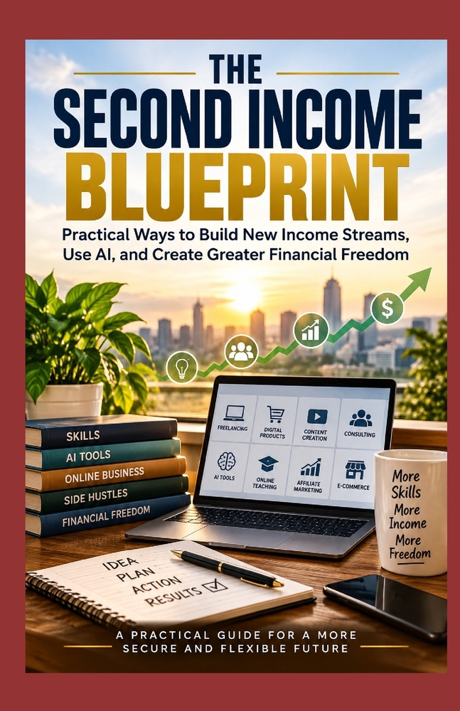 The Second Income Blueprint: Practical Ways to Build New Income Streams, Use AI, and Create Greater Financial Freedom cover