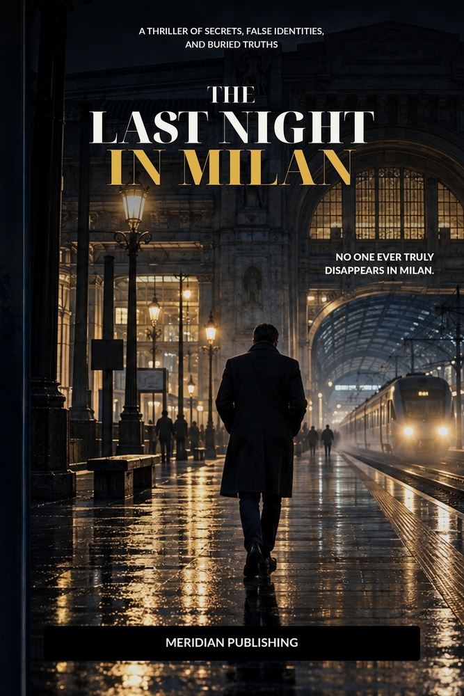 The Last Night in Milan: A Thriller of Secrets, False Identities, and Buried Truths cover
