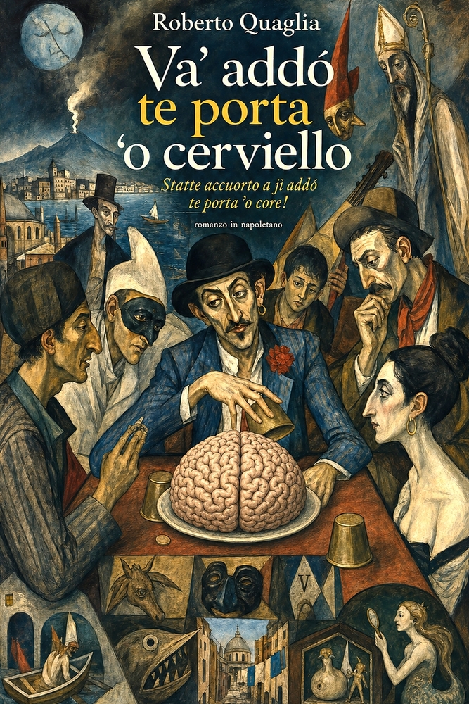 Va' addó te porta 'o cerviello: romanzo in napoletano con testo italiano a fronte cover
