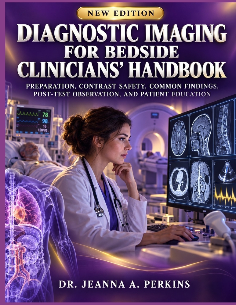 Diagnostic Imaging for Bedside Clinicians' Handbook: Preparation, Contrast Safety, Common Findings, Post-Test Observation, and Patient Education cover