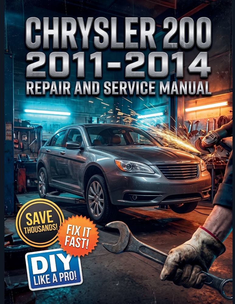Chrysler 200 2011-2014 Repair and Service Manual: The Complete Illustrated Step-by-Step Guide to Dealership-Level Diagnostics, Routine Maintenance, an cover
