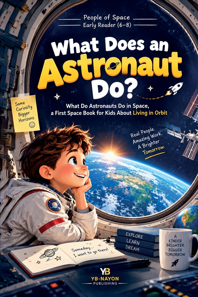 What Does an Astronaut Do?: What Do Astronauts Do in Space, a First Space Book for Kids About Living in Orbit cover