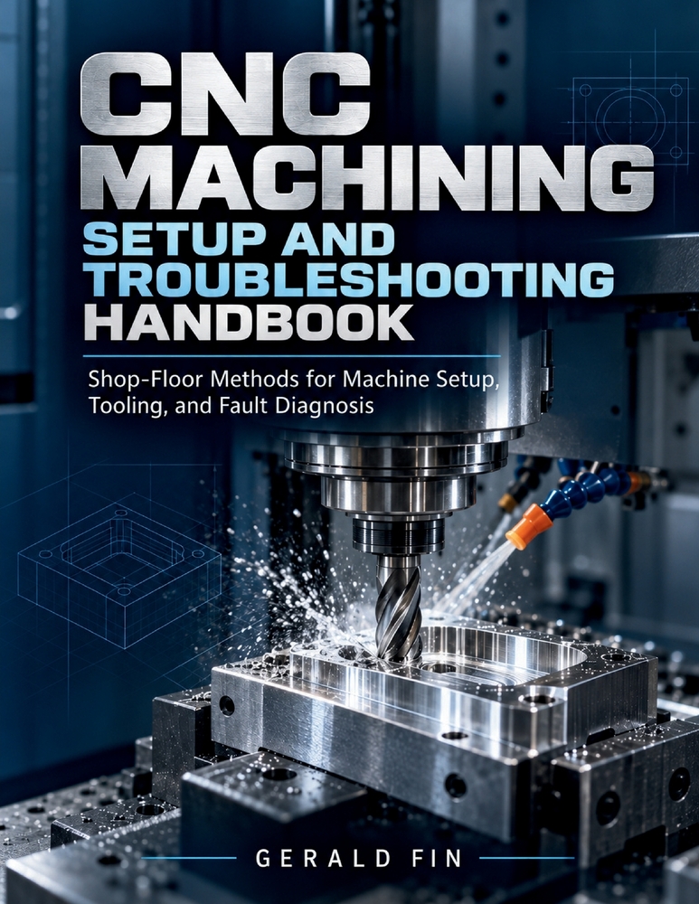 Cnc Machining Setup And Troubleshooting Handbook: Shop-Floor Methods for Machine Setup, Tooling, and Fault Diagnosis cover
