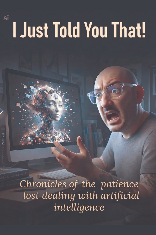 I Just Told You That!: Chronicles of Lost Patience While Dealing with Artificial Intelligence cover