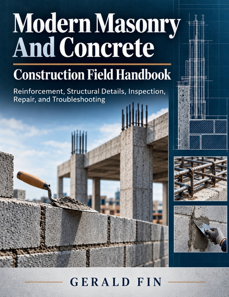 Modern Masonry And Concrete Construction Field Handbook: Reinforcement, Structural Details, Inspection, Repair, and Troubleshooting cover