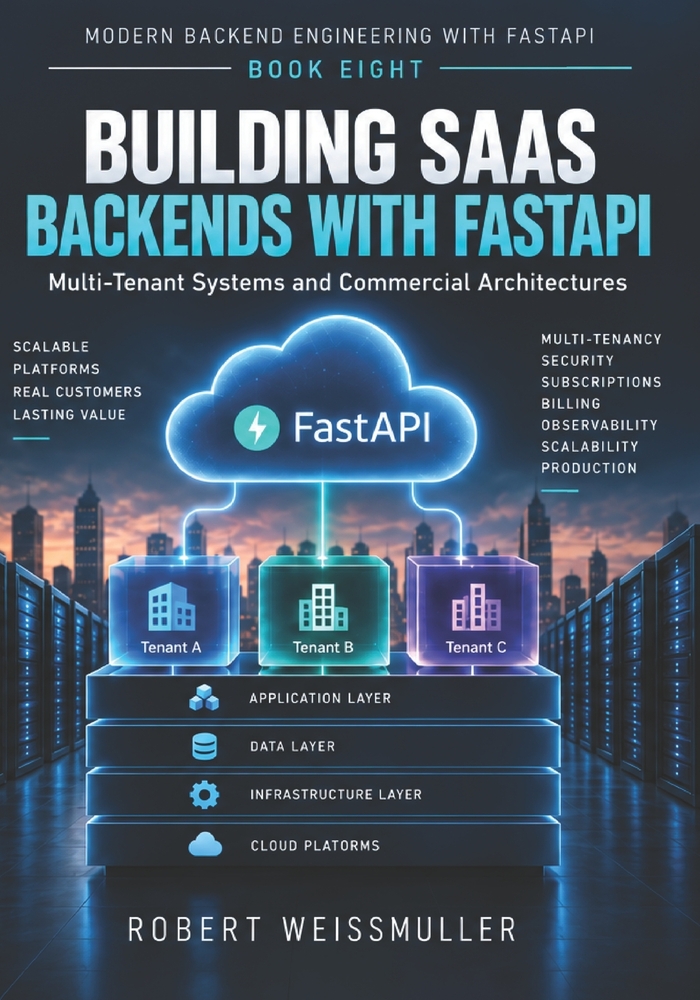 Building Saas Backends with Fastapi: Multi-Tenant Systems and Commercial Architectures cover