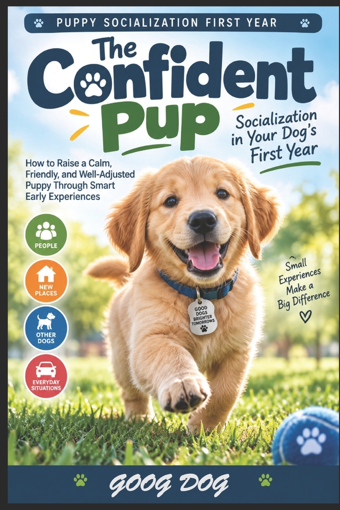 The Confident Pup: Socialization in Your Dog's First Year: How to Raise a Calm, Friendly, and Well-Adjusted Puppy Through Smart Early Experiences cover