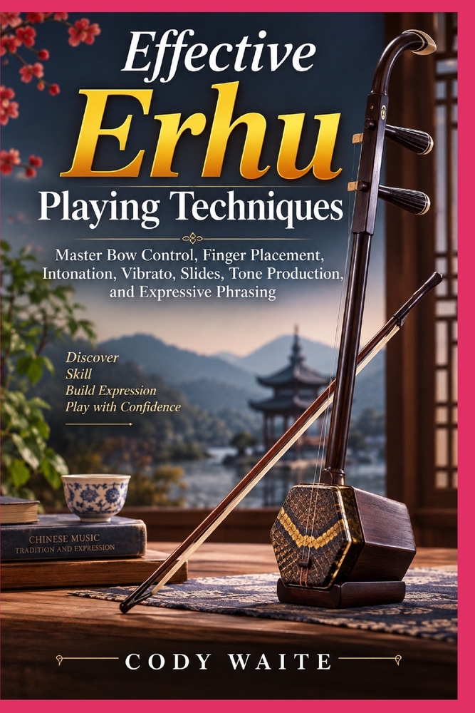 Effective Erhu Playing Techniques: Master Bow Control, Finger Placement, Intonation, Vibrato, Slides, Tone Production, and Expressive Phrasing cover