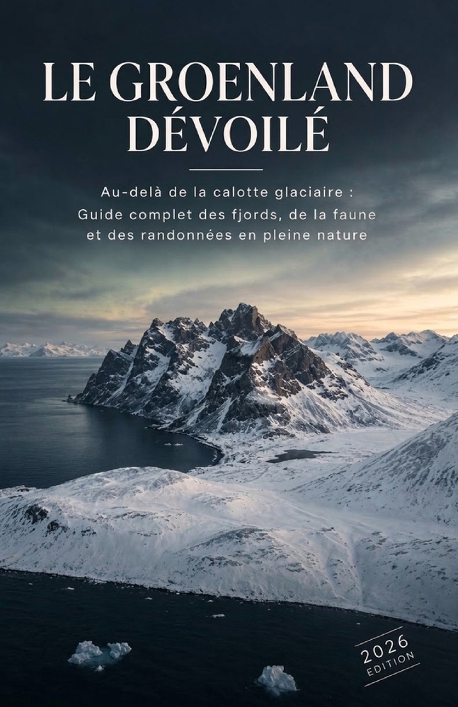 Le Groenland Dévoilé: Au-delà de la calotte glaciaire: Guide complet des fjords, de la faune et des randonnées en pleine nature cover