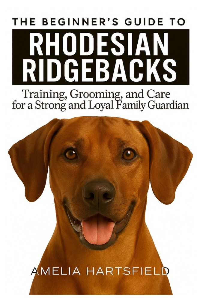 The Beginner's Guide to Rhodesian Ridgebacks: Training, Grooming, and Care for a Strong and Loyal Family Guardian cover