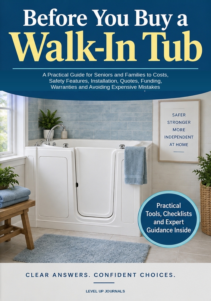 Before You Buy a Walk-In Tub: A Practical Guide for Seniors and Families to Costs, Safety Features, Installation, Quotes, Funding, Warranties and Avoi cover