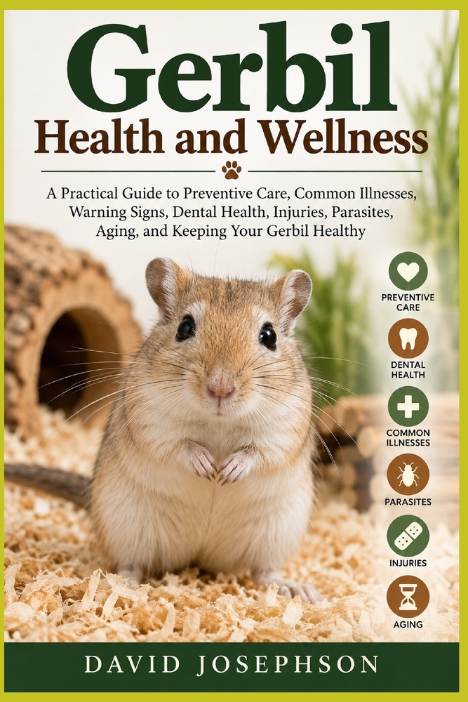 Gerbil Health and Wellness: A Practical Guide to Preventive Care, Common Illnesses, Warning Signs, Dental Health, Injuries, Parasites, Aging, and Keep cover