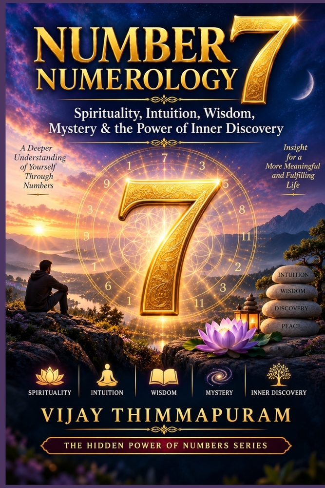 Number 7 Numerology: Spirituality, Intuition, Wisdom, Mystery & the Power of Inner Discovery cover