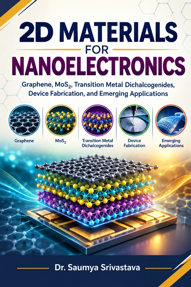 2D Materials for Nanoelectronics: Graphene, MoS₂, Transition Metal Dichalcogenides, Device Fabrication, and Emerging Applications cover