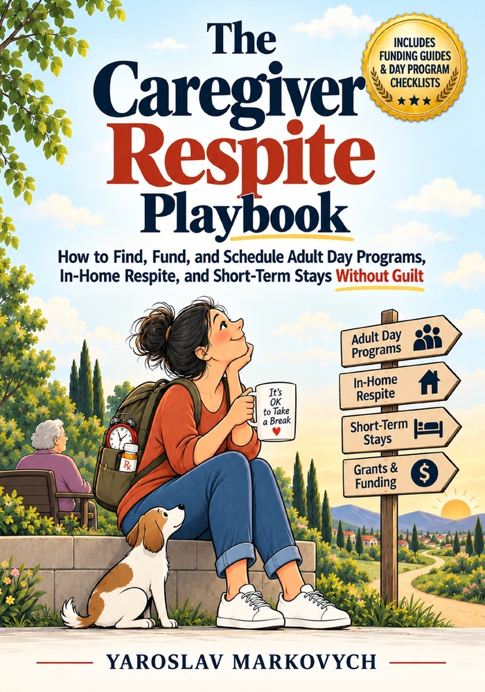 The Caregiver Respite Playbook: How to Find, Fund, and Schedule Adult Day Programs, In-Home Respite, and Short-Term Stays Without Guilt cover