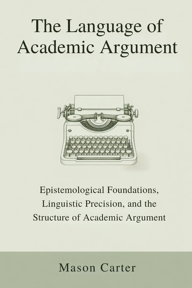 The Language of Academic Argument: Epistemological Foundations, Linguistic Precision, and the Structure of Academic Argument cover