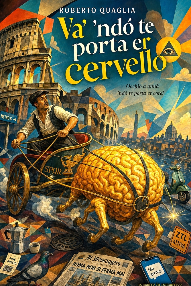 Va' 'ndó te porta er cervello: romanzo in romanesco con testo italiano a fronte cover