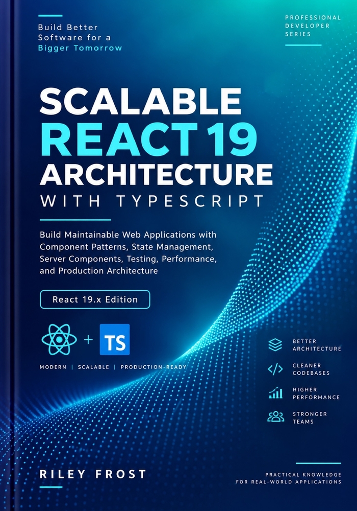 Scalable React 19 Architecture with Typescript: Build Maintainable Web Applications with Component Patterns, State Management, Server Components, Test cover