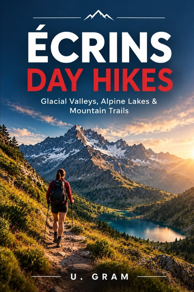 Écrins Day Hikes: Glacial Valleys, Alpine Lakes & Mountain Trails cover