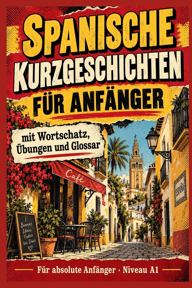 Spanische Kurzgeschichten für Anfänger: Mit Wortschatz, Übungen und Glossar - Für absolute Anfänger - Niveau A1 cover
