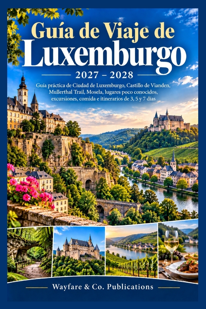 Guía de viaje de Luxemburgo 2027-2028: Guía práctica de Ciudad de Luxemburgo, Castillo de Vianden, Mullerthal Trail, Mosela, lugares poco conocidos, e cover