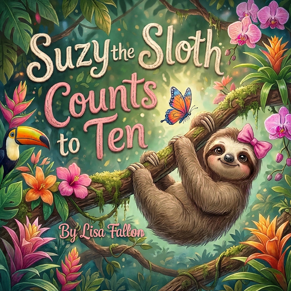 Suzy the Sloth Counts to Ten cover