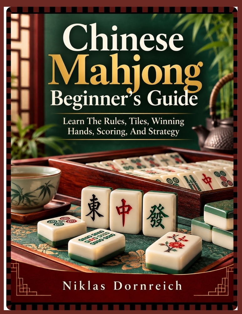 Chinese Mahjong Beginner's Guide: Learn The Rules, Tiles, Winning Hands, Scoring, And Strategy cover