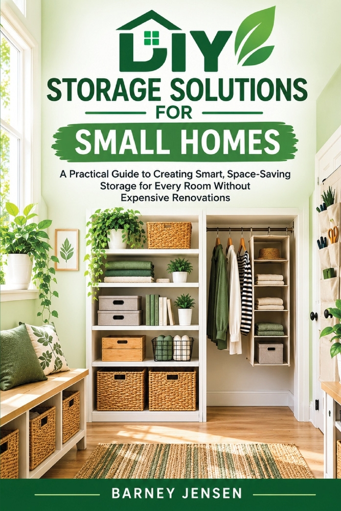 DIY Storage Solutions for Small Homes: A Practical Guide to Creating Smart, SpaceSaving Storage for Every Room Without Expensive Renovations cover
