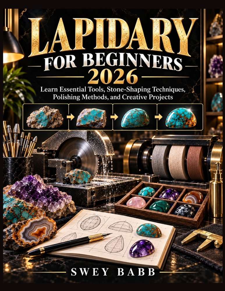 Lapidary for Beginners 2026: Learn Essential Tools, Stone-Shaping Techniques, Polishing Methods, and Creative Projects cover