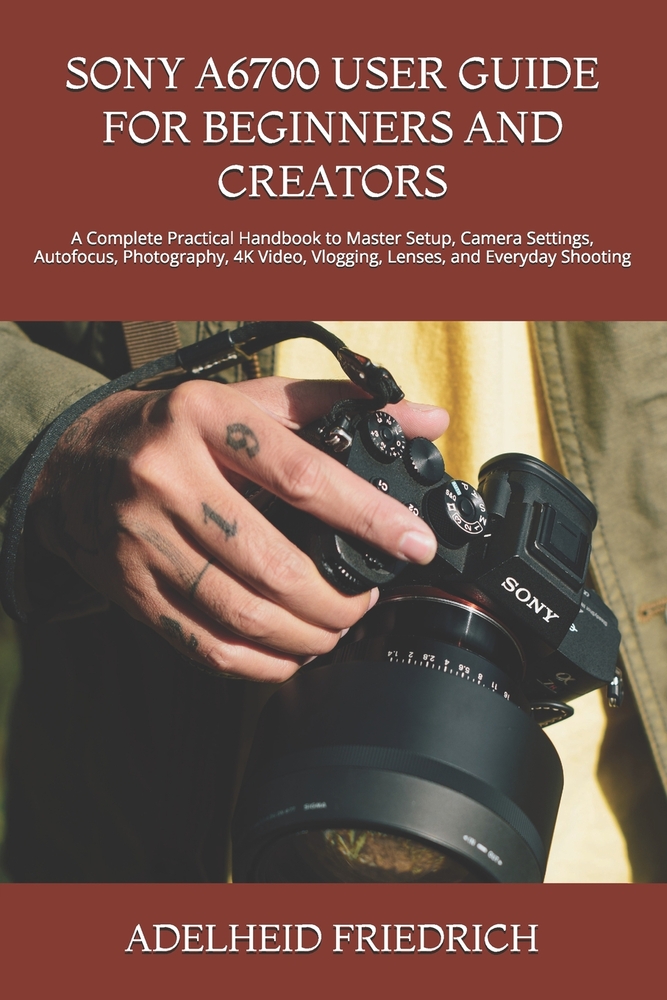 Sony A6700 User Guide for Beginners and Creators: A Complete Practical Handbook to Master Setup, Camera Settings, Autofocus, Photography, 4K Video, Vl cover