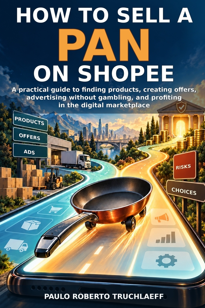 How to Sell a Pan on Shopee: A Practical Guide to Finding Products, Creating Offers, Advertising Without Gambling, and Profiting in the Digital Market cover
