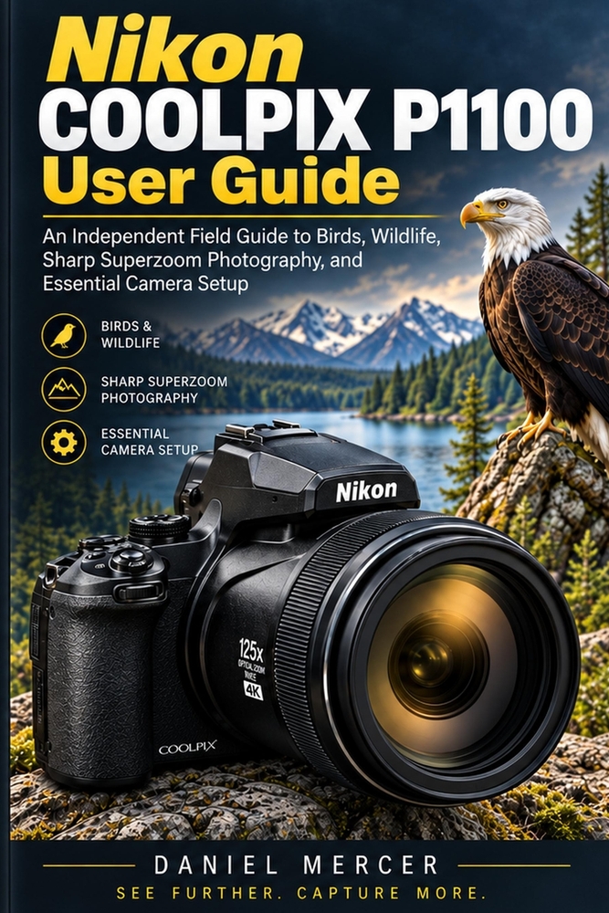 Nikon COOLPIX P1100 User Guide: An Independent Field Guide to Birds, Wildlife, Sharp Superzoom Photography, and Essential Camera Setup cover
