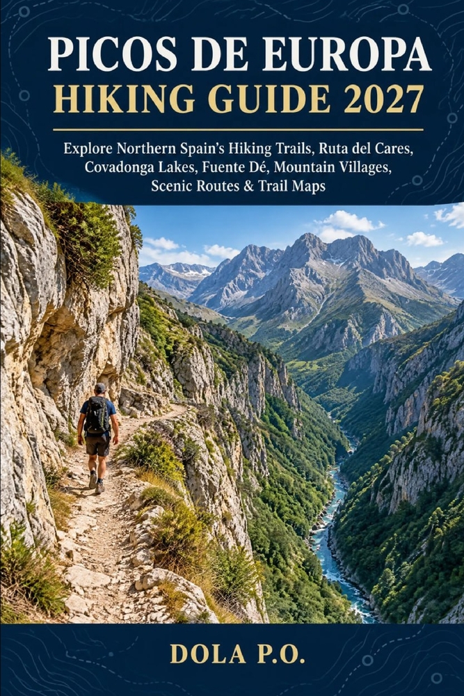 Picos de Europa Hiking Guide 2027: Explore Northern Spain's Hiking Trails, Ruta del Cares, Covadonga Lakes, Fuente Dé, Mountain Villages, Scenic Route cover