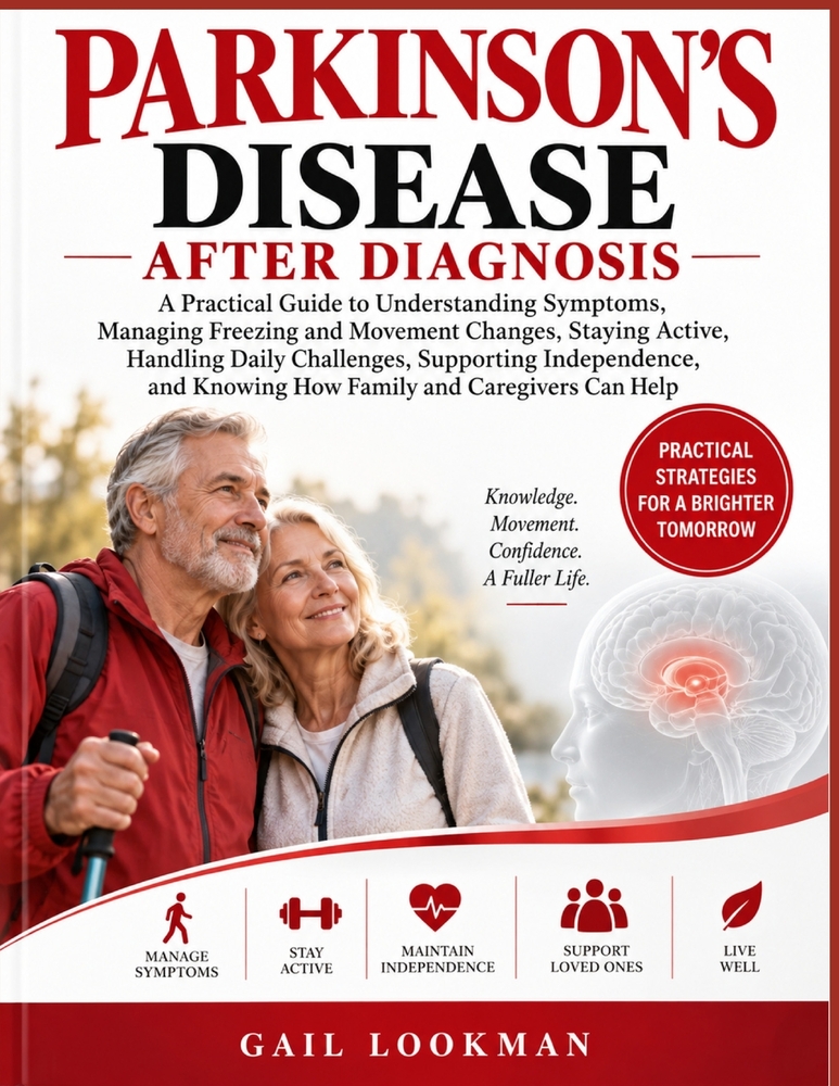 Parkinson's Disease After Diagnosis: A Practical Guide to Understanding Symptoms, Managing Freezing and Movement Changes, Staying Active, Handling Dai cover