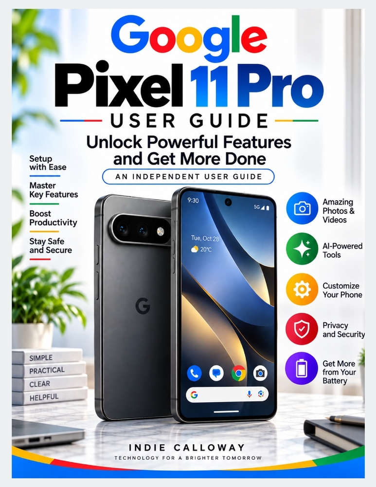 Google Pixel 11 Pro User Guide: Unlock Powerful Features and Get More Done cover