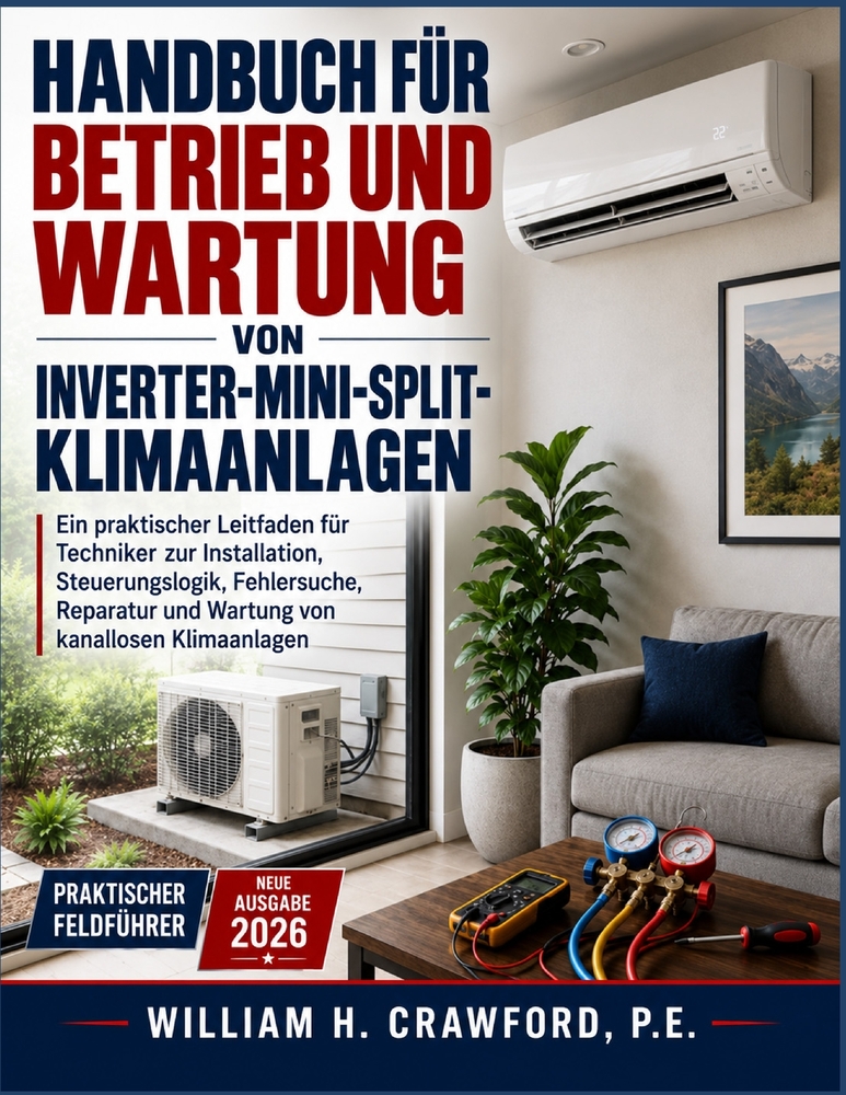 Handbuch für Betrieb und Wartung von Inverter-Mini-Split-Klimaanlagen: Ein praktischer Leitfaden für Techniker zur Installation, Steuerungslogik, Fehl cover