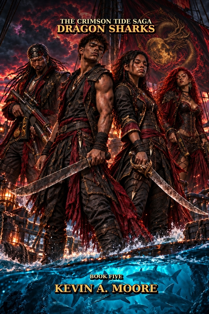 The Crimson Tide Saga Dragon Sharks: Book 5 cover